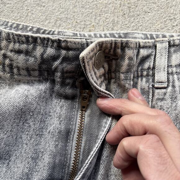 Deadstock 90s Dockers Jeans Black 29x32 Pleated Denim Levi’s Baggy Acid Vintage - Picture 8 of 16